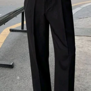 Black wide leg Trouser