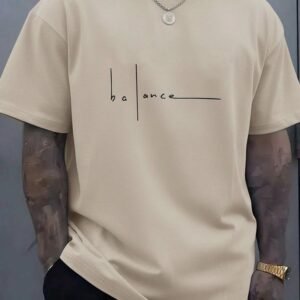 Beige Minimalist T-Shirt