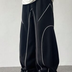 Black baggy joggers
