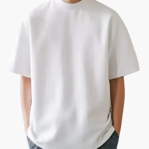 Plain White Oversized Crew Neck T-Shirt